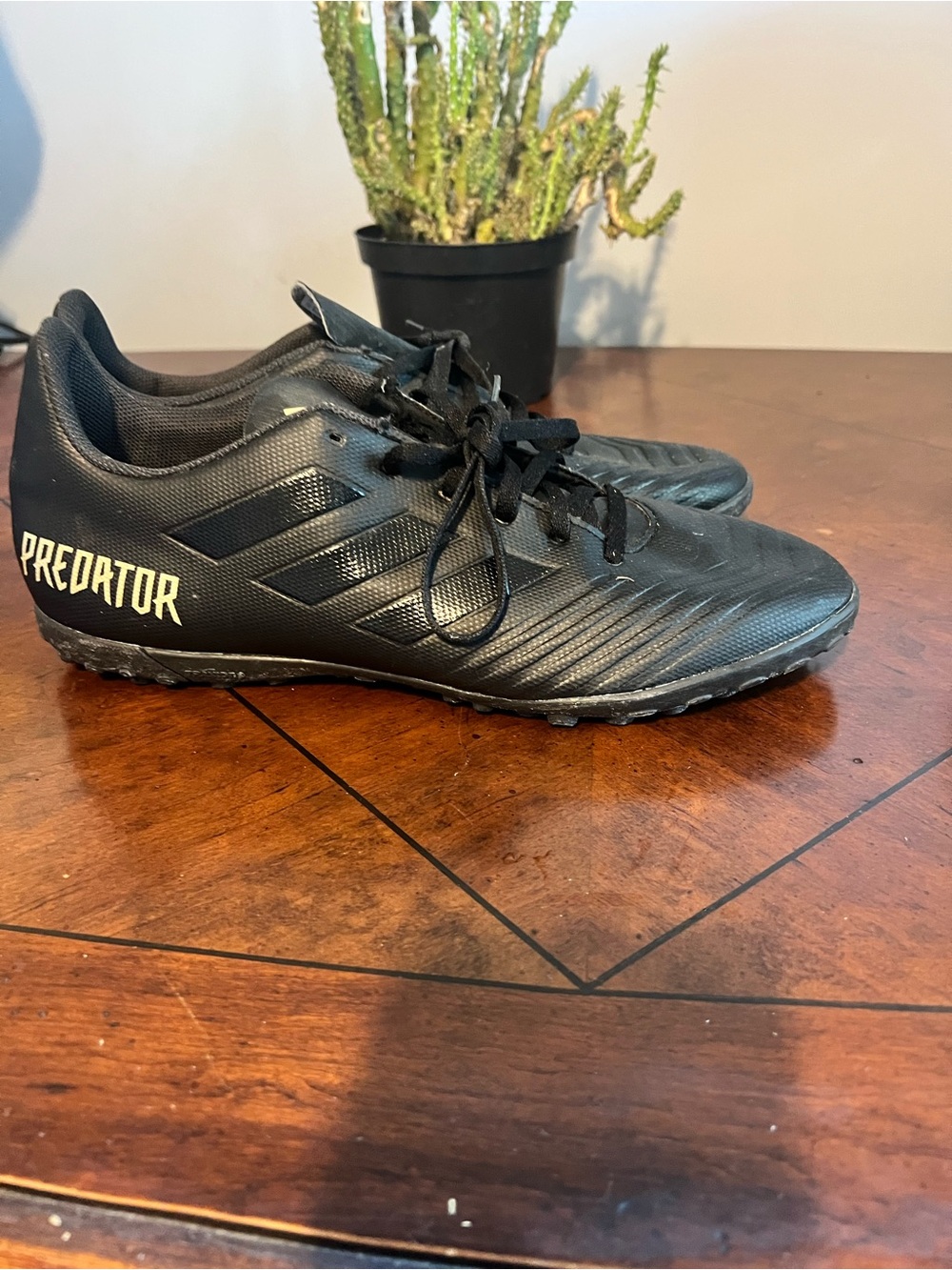 Adidas Predator 19.4 TF Black Turf Soccer Shoes Men’s Size 12